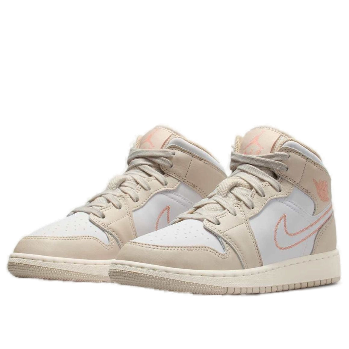 Jordan 1 Mid SE Sand Drift White Madder Root (GS)