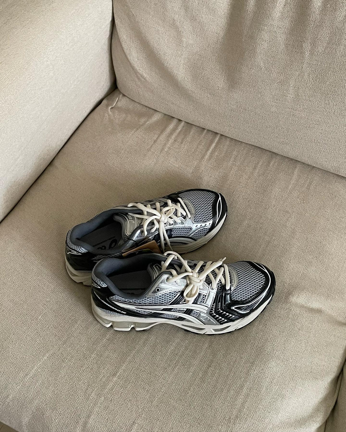 ASICS Gel-Kayano 14 Black Glacier Grey Silver