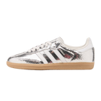 Adidas Samba OG Silver Metallic Cracked Leather
