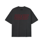Fear of God Essentials 90s Iron Grey Red T-Shirt