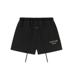 Fear of God Essentials FW24 Black Yellow Korte Broek