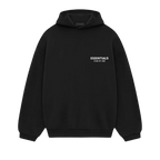 Fear of God Essentials FW24 Black White Hoodie