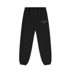 Fear of God Essentials FW24 Black Yellow State Lange Broek