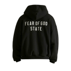 Fear of God Essentials FW24 Heavy Fleece Full Zip Hoodie Black