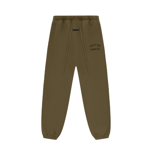 Fear of God Essentials FW24 Olive lange broek