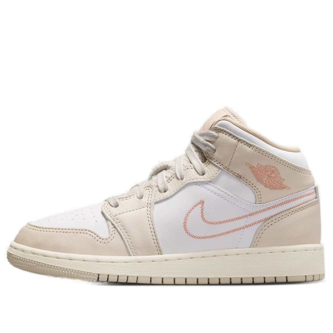 Jordan 1 Mid SE Sand Drift White Madder Root (GS)