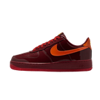 Nike Air Force 1 Low Patent Leather Dark Team Red Safety Orange