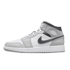 Jordan 1 Mid Light Smoke Grey (GS)