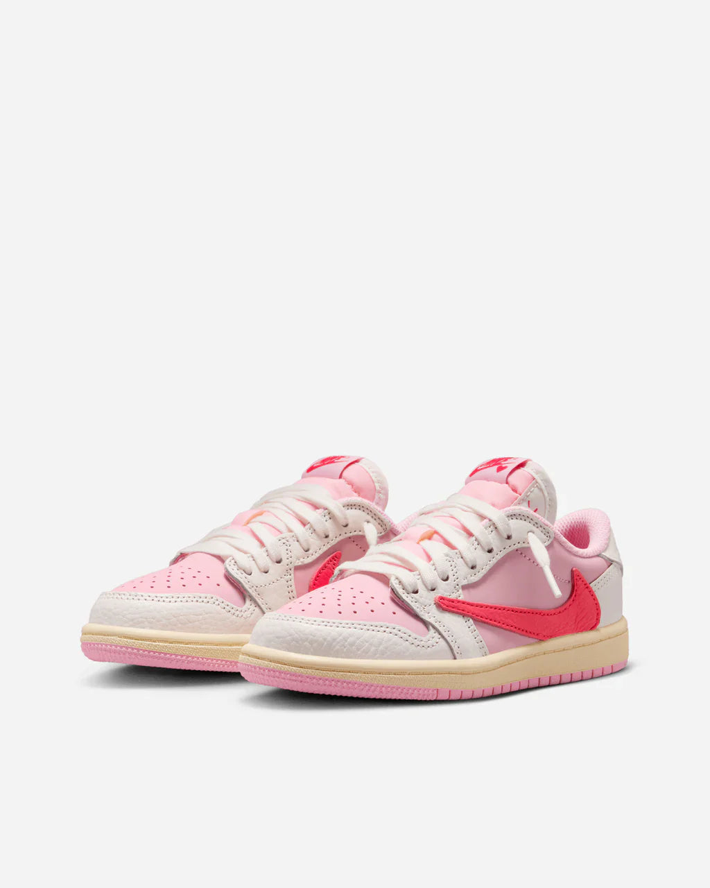 Jordan 1 Retro Low OG SP Travis Scott Sail Tropical Pink (PS)