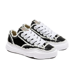 Maison Mihara Yasuhiro Peterson OG Sole Canvas Low Frayed Black