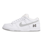 Nike SB Dunk Low Supreme 94 White Metallic Silver