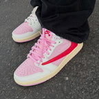 Nike Air Jordan 1 Retro Low OG SP Travis Scott Sail Tropical Pink