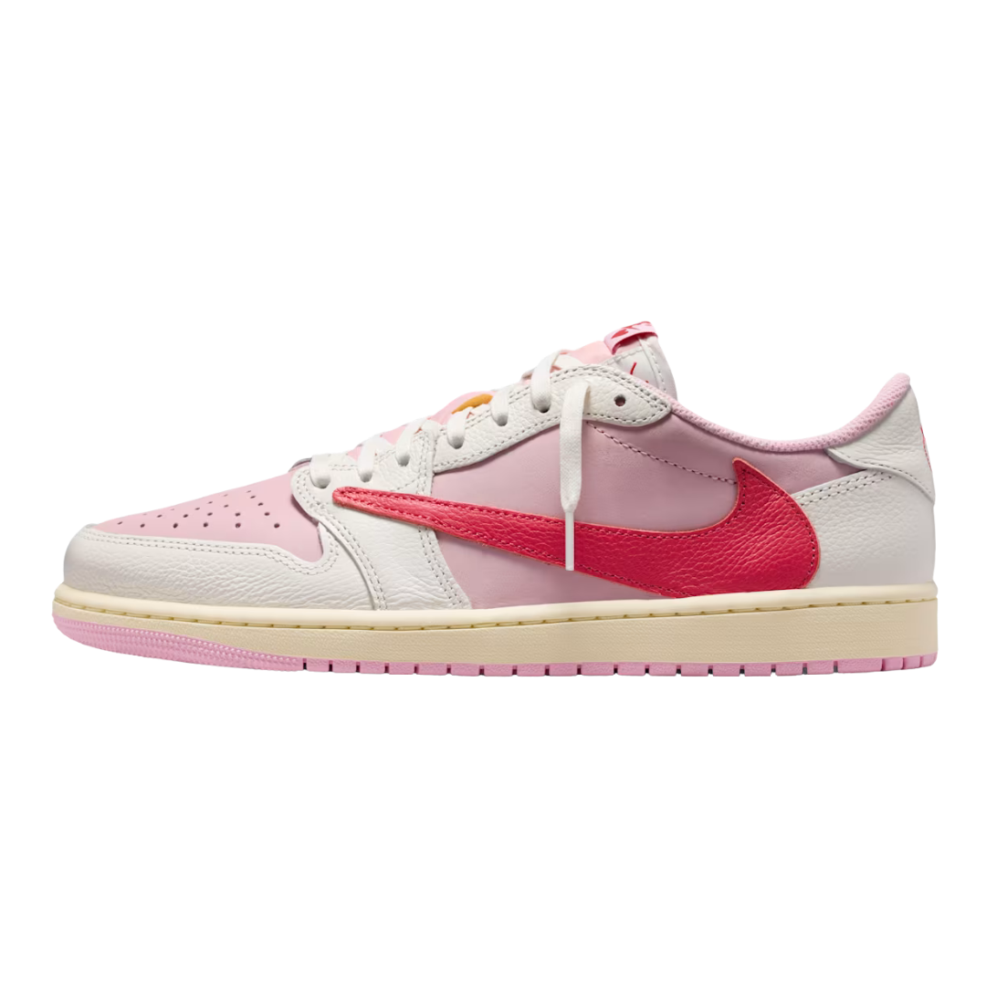Nike Air Jordan 1 Retro Low OG SP Travis Scott Sail Tropical Pink
