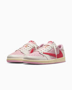 Nike Air Jordan 1 Retro Low OG SP Travis Scott Sail Tropical Pink