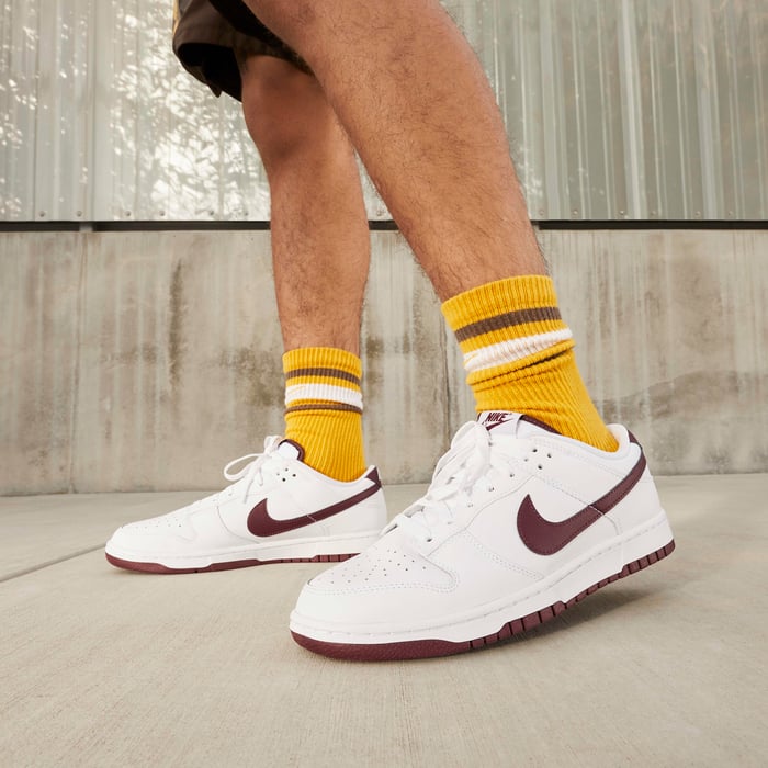 Nike Dunk Low Retro White Night Maroon