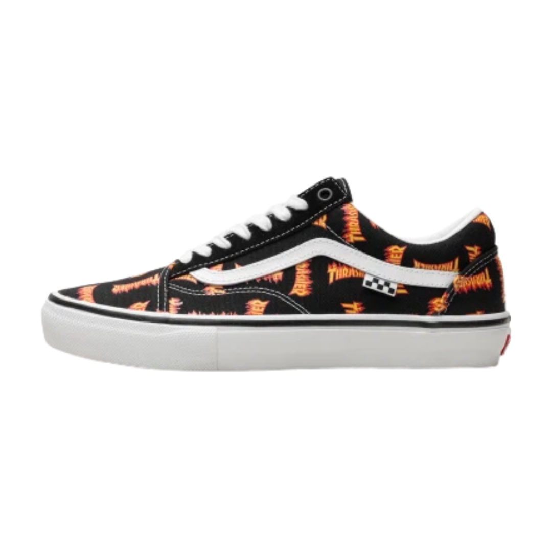 Vans Old Skool Thrasher All Over Flame Logo