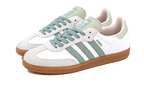 Adidas Samba OG  Cloud White Silver Green