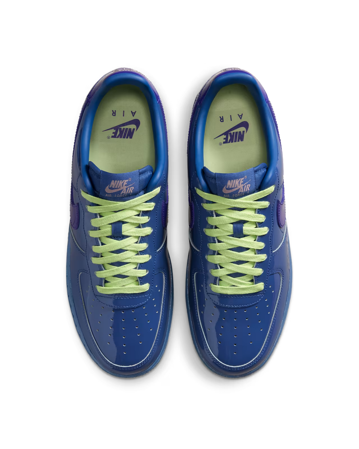 Nike Air Force 1 Low Patent Leather Mystic Navy Grape Ice