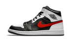 Air Jordan 1 Mid Black Chile Red White