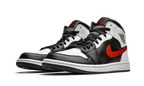 Air Jordan 1 Mid Black Chile Red White