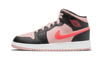 Air Jordan 1 Mid Black Pink Crimson