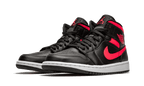 Air Jordan 1 Mid Black Siren Red