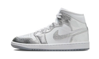 Air Jordan 1 Mid Crinkled Chrome