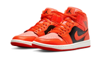 Air Jordan 1 Mid Orange Black