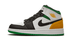 Air Jordan 1 Mid SE White Laser Orange Lucky Green