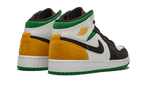 Air Jordan 1 Mid SE White Laser Orange Lucky Green