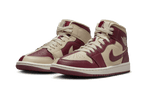 Air Jordan 1 Mid Split Beach Cherrywood Red
