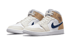 Air Jordan 1 Mid Tan Suede Navy