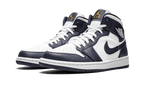 Nike Air Jordan 1 Mid White Metallic Gold Obsidian