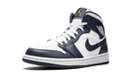 Nike Air Jordan 1 Mid White Metallic Gold Obsidian