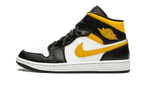 Air Jordan 1 Mid White Pollen Black