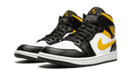 Air Jordan 1 Mid White Pollen Black