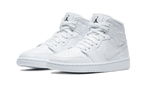 Air Jordan 1 Mid White Snakeskin