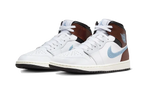 Air Jordan 1 Retro Mid SE Brown Blue Grey