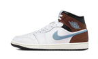 Air Jordan 1 Retro Mid SE Brown Blue Grey