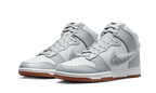 Nike Dunk High Retro Chenille Swoosh White Grey