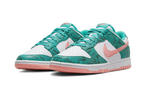 Nike Dunk Low Snakeskin Washed Teal Bleached Coral