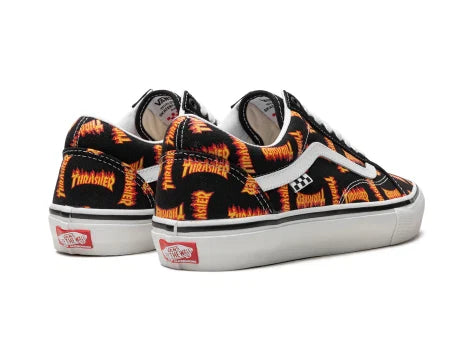 Vans Old Skool Thrasher All Over Flame Logo