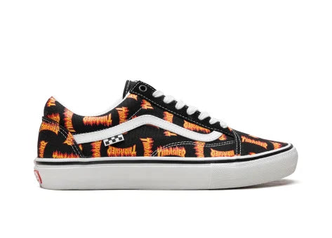 Vans Old Skool Thrasher All Over Flame Logo